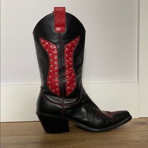 Leather Cowgirl Boots